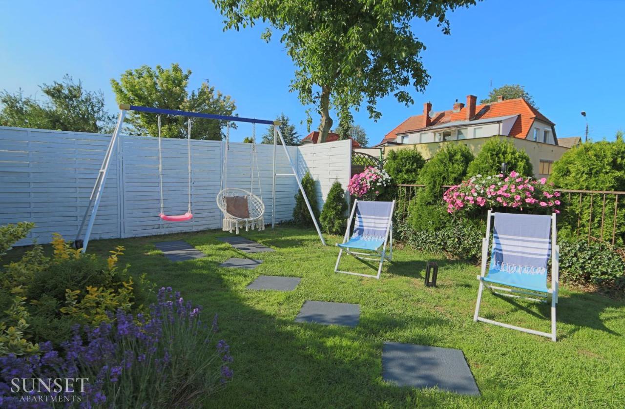 Sunset Apartments - Domek Z Ogrodem Grilem I Parkingiem! Świnoujście (Swinemünde) Eksteriør billede